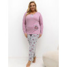 221188 Pyjama Taille Plus Forever Pink