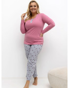 221197 Pyjama Taille Plus Forever Pink