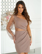 193801 Robe courte Bicotone