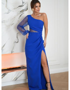 190486 Robe longue Bicotone