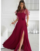 219687 Robe longue Bicotone