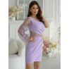 197237 Robe courte Bicotone