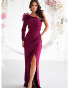 203646 Robe longue Bicotone
