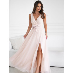 199328 Robe longue Bicotone