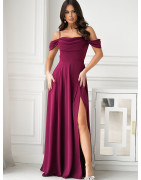 203759 Robe longue Bicotone