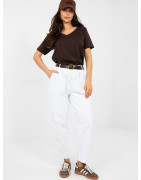 224060 Pantalon en velours côtelé Italy Moda