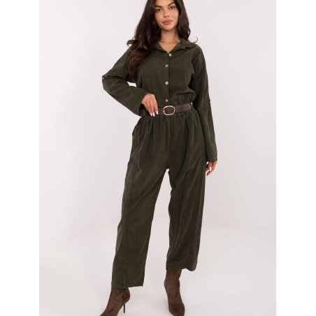 220817 Pantalon en velours côtelé Italy Moda