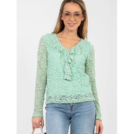 223839 Blouse en dentelle Rue Paris