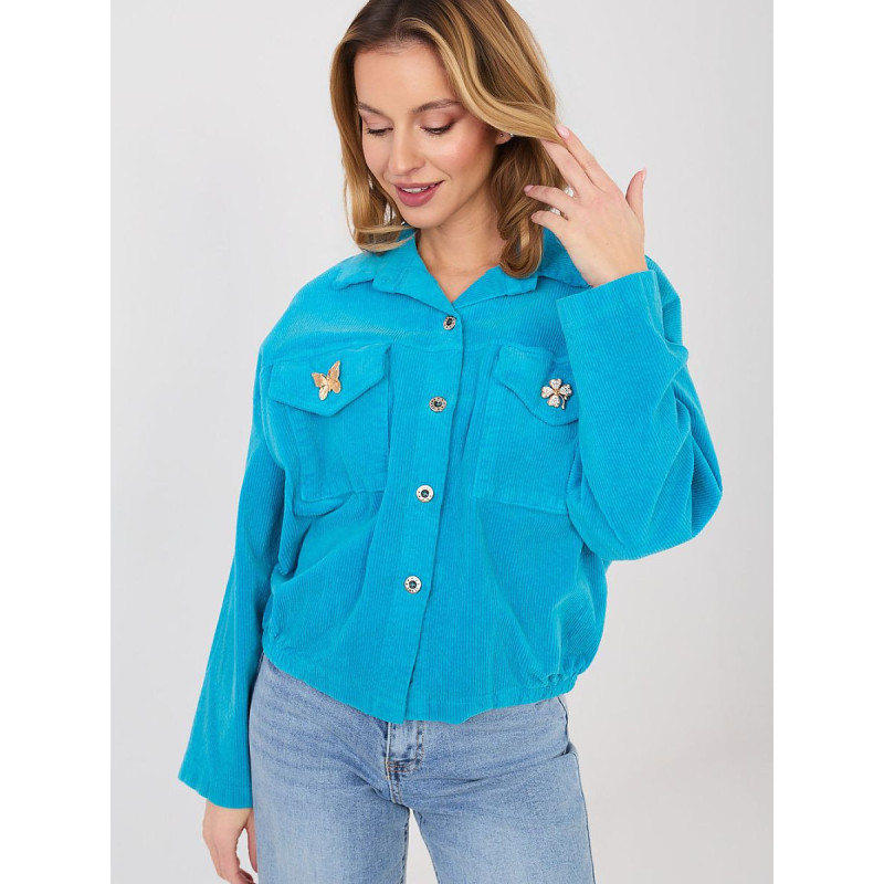 224985 Veste en velours côtelé Rue Paris