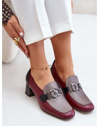 201038 Escarpins talon large Step in style