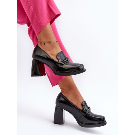 195414 Escarpins talon large Step in style