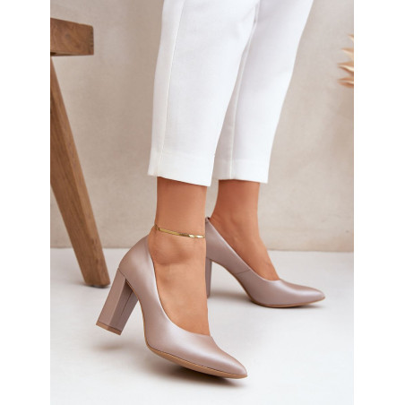 206819 Escarpins talon large Step in style