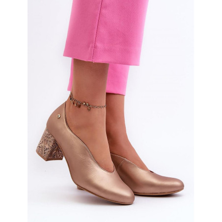 198121 Escarpins talon large Step in style